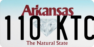 AR license plate 110KTC