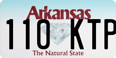 AR license plate 110KTP