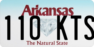 AR license plate 110KTS