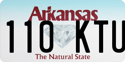 AR license plate 110KTU