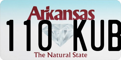 AR license plate 110KUB