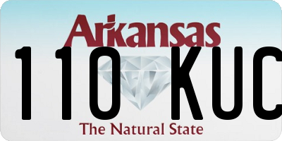 AR license plate 110KUC