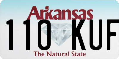 AR license plate 110KUF
