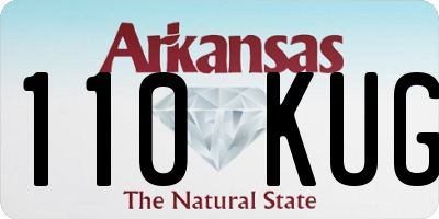 AR license plate 110KUG