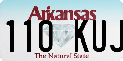AR license plate 110KUJ
