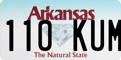 AR license plate 110KUM