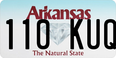 AR license plate 110KUQ