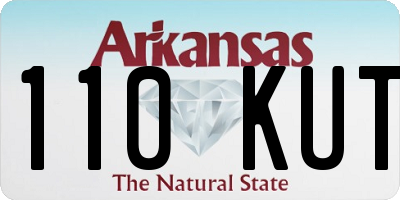 AR license plate 110KUT