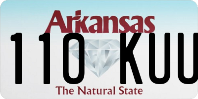 AR license plate 110KUU
