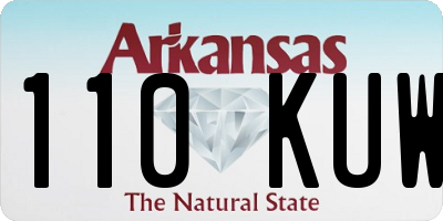 AR license plate 110KUW