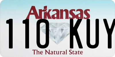 AR license plate 110KUY