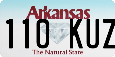 AR license plate 110KUZ
