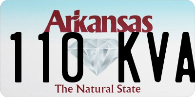 AR license plate 110KVA