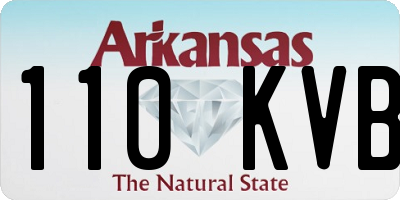 AR license plate 110KVB