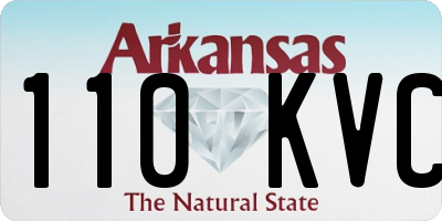 AR license plate 110KVC