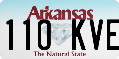 AR license plate 110KVE