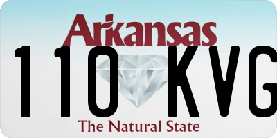 AR license plate 110KVG