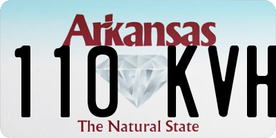 AR license plate 110KVH
