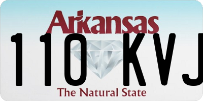 AR license plate 110KVJ