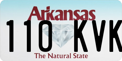 AR license plate 110KVK