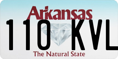 AR license plate 110KVL