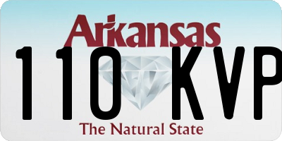 AR license plate 110KVP