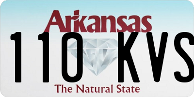 AR license plate 110KVS