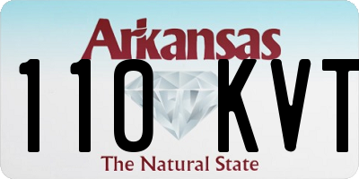 AR license plate 110KVT