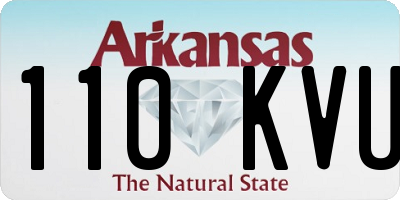 AR license plate 110KVU