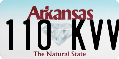 AR license plate 110KVV