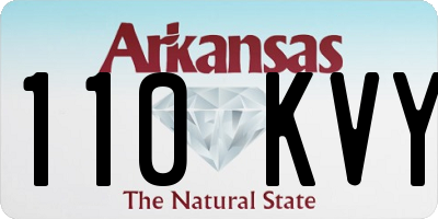 AR license plate 110KVY