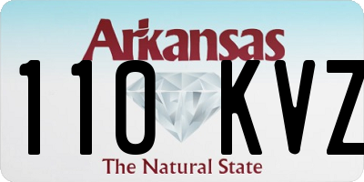AR license plate 110KVZ