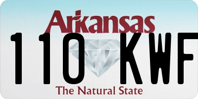 AR license plate 110KWF