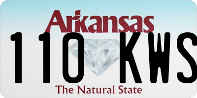 AR license plate 110KWS