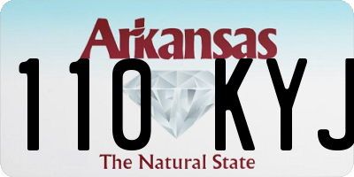 AR license plate 110KYJ