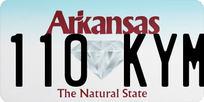 AR license plate 110KYM