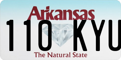 AR license plate 110KYU