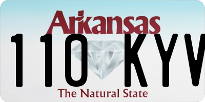 AR license plate 110KYV