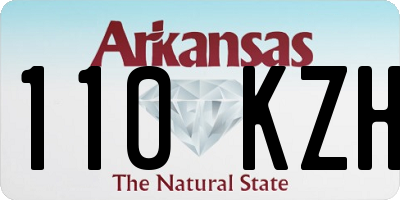 AR license plate 110KZH