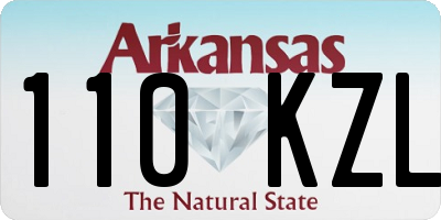 AR license plate 110KZL