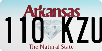 AR license plate 110KZU
