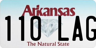 AR license plate 110LAG