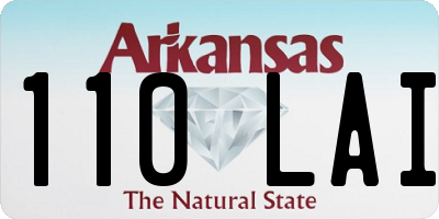 AR license plate 110LAI