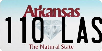 AR license plate 110LAS