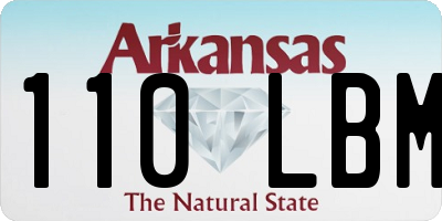 AR license plate 110LBM