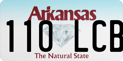 AR license plate 110LCB