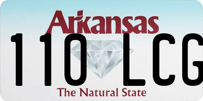 AR license plate 110LCG