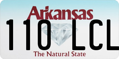 AR license plate 110LCL