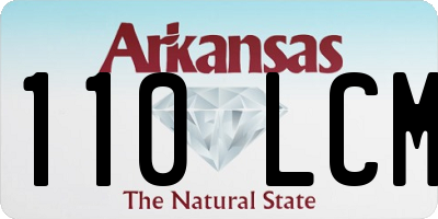 AR license plate 110LCM