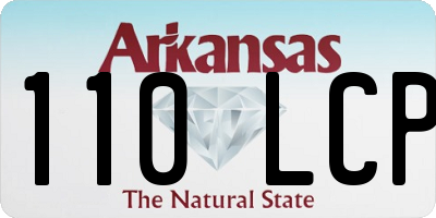 AR license plate 110LCP